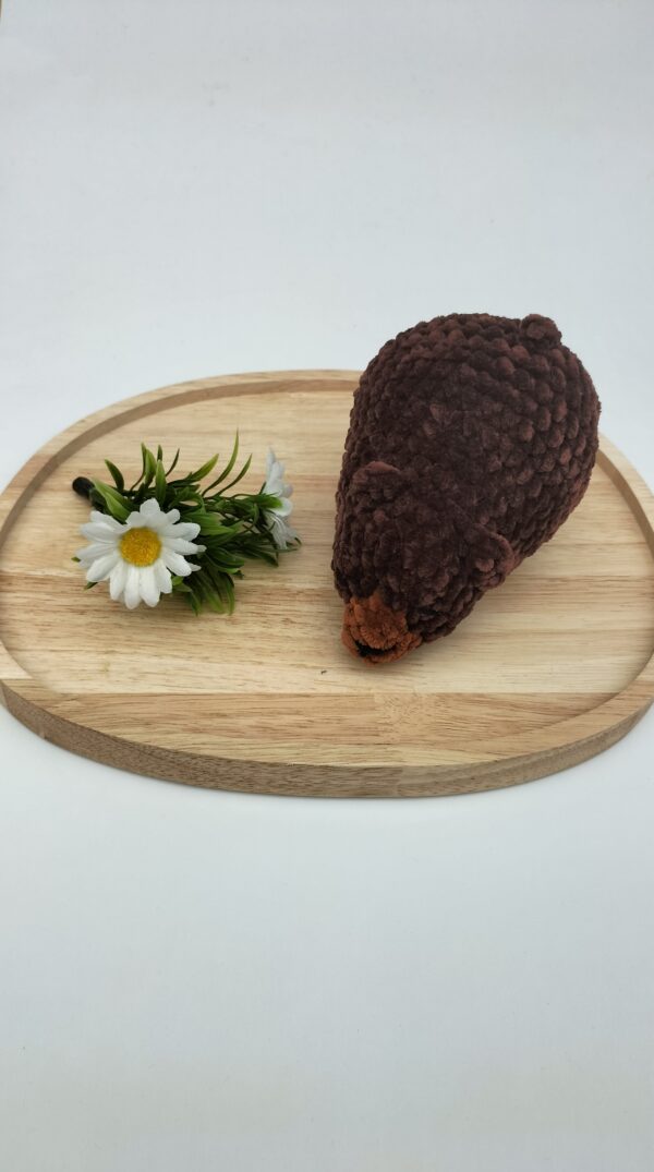 Oplus_34 Knuffel slapende beer (bruin)