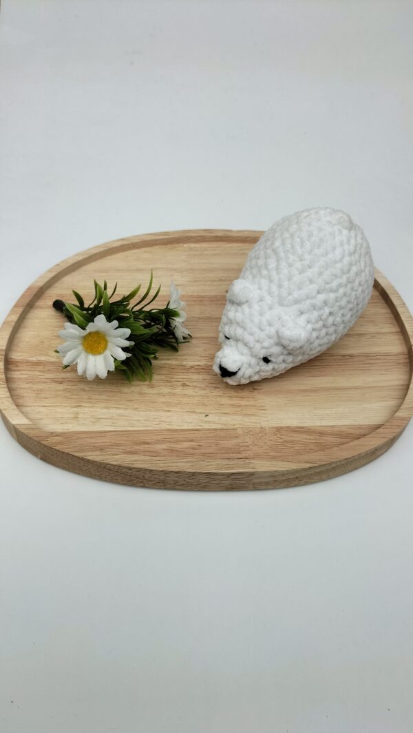 oplus_34 Knuffel slapende ijsbeer (wit)