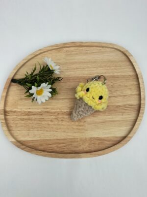 Oplus_34 Sleutelhanger ijsje (geel)