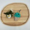 Sleutelhanger ijsje (turquoise)