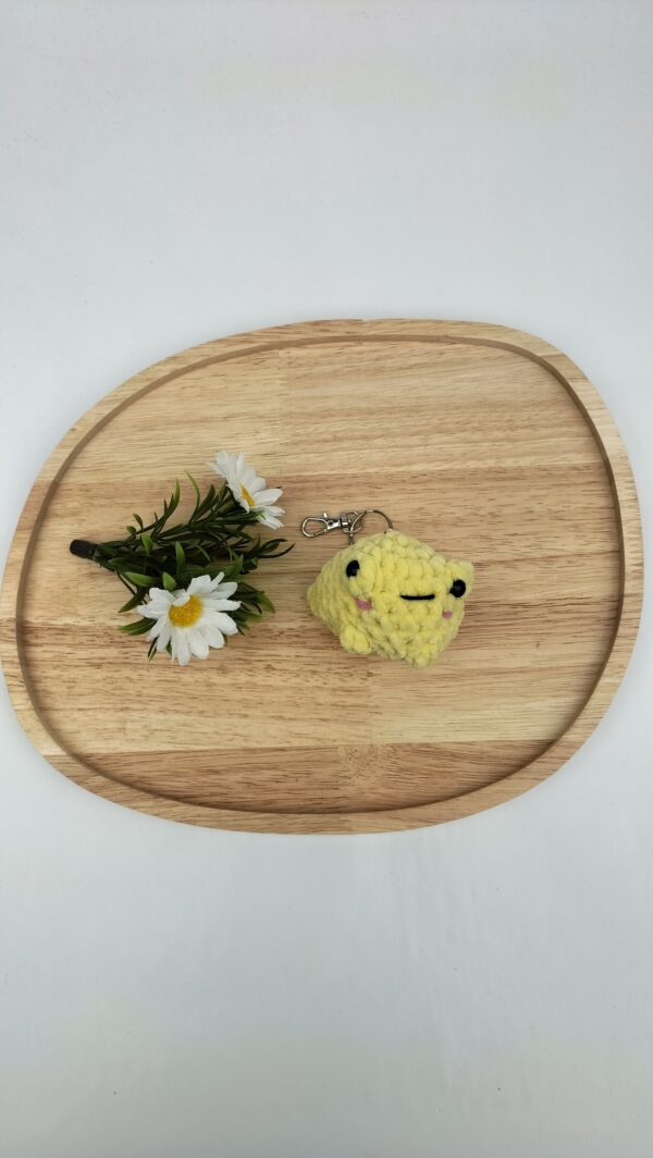 Oplus_34 Sleutelhanger kikker (geel)