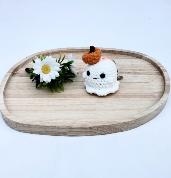 Oplus_34 Sleutelhanger spookje met pompoen