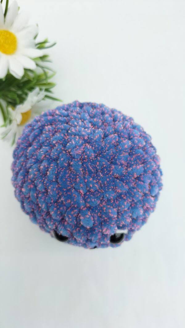 Knuffel inktvis (blauw roze /galaxy gespikkeld)