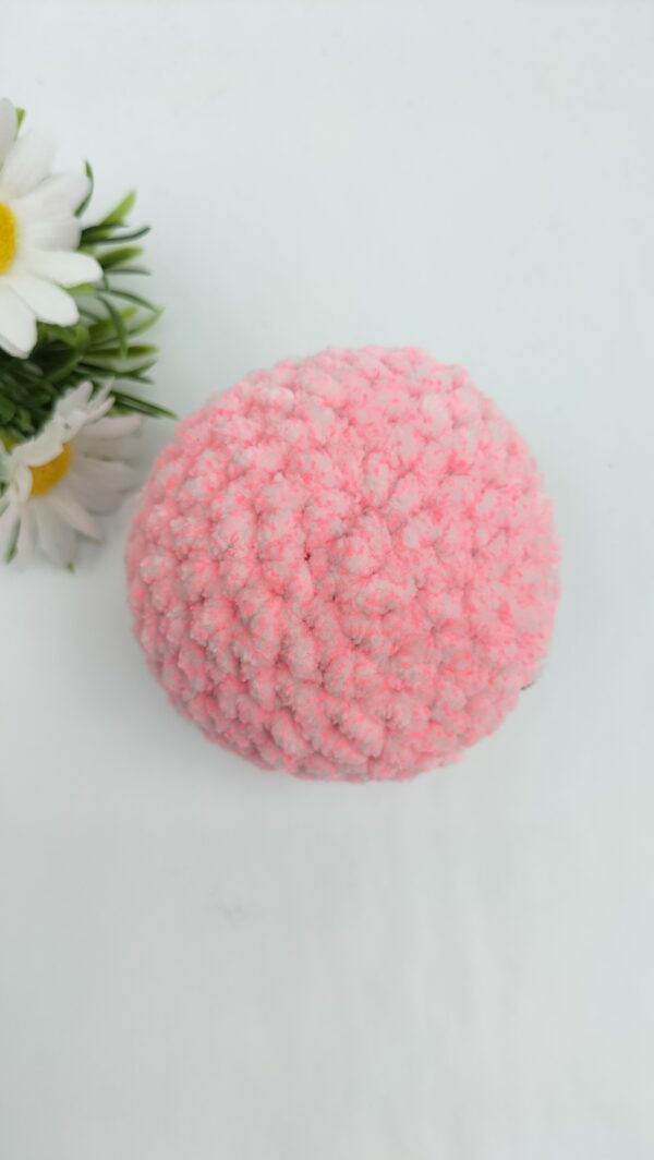 Knuffel inktvis (roze gespikkeld)