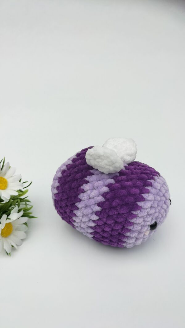 Knuffel bij/ (paars) maat middel