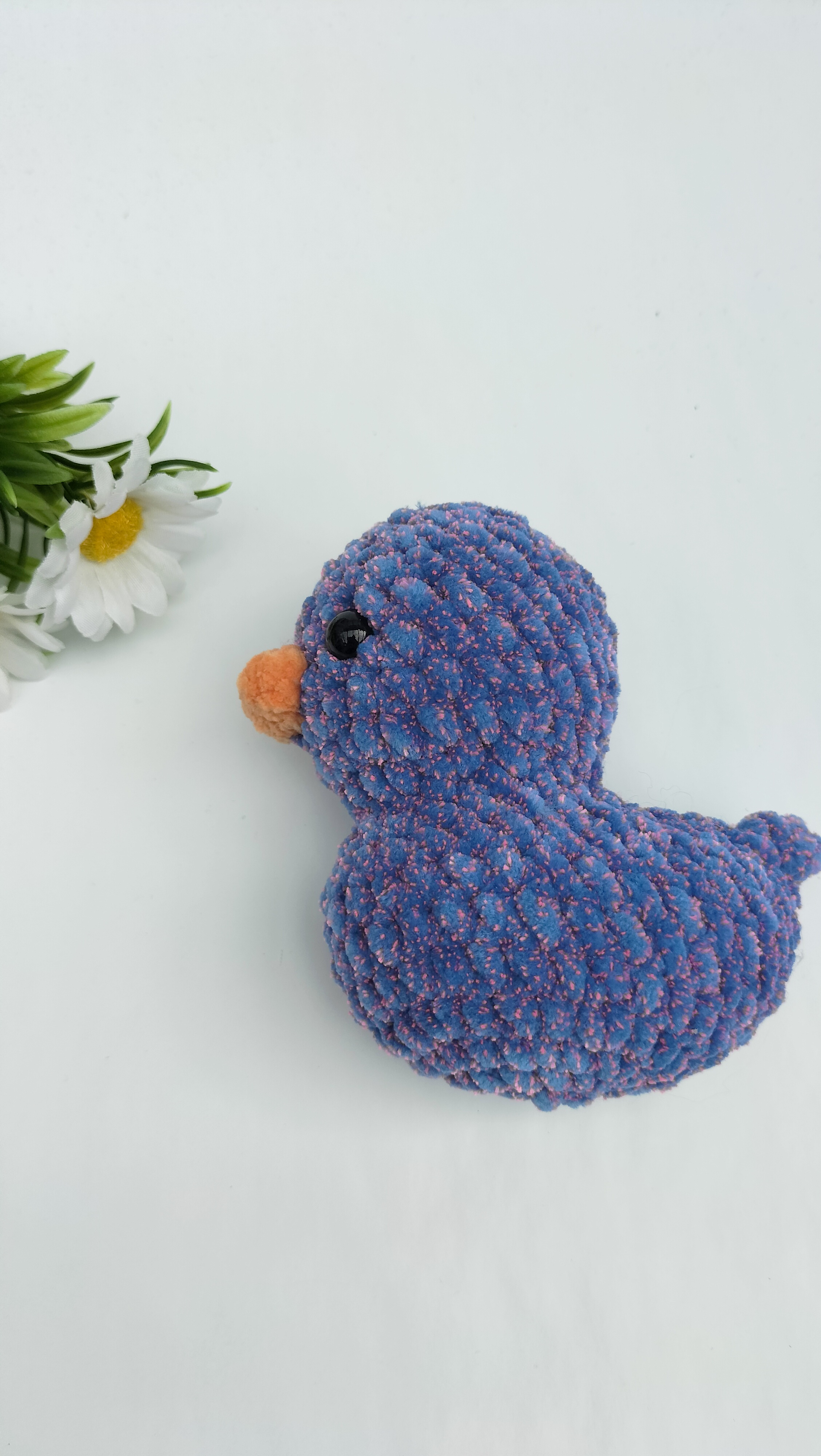 oplus_1058 Knuffel eendje galaxy (blauw-roze)