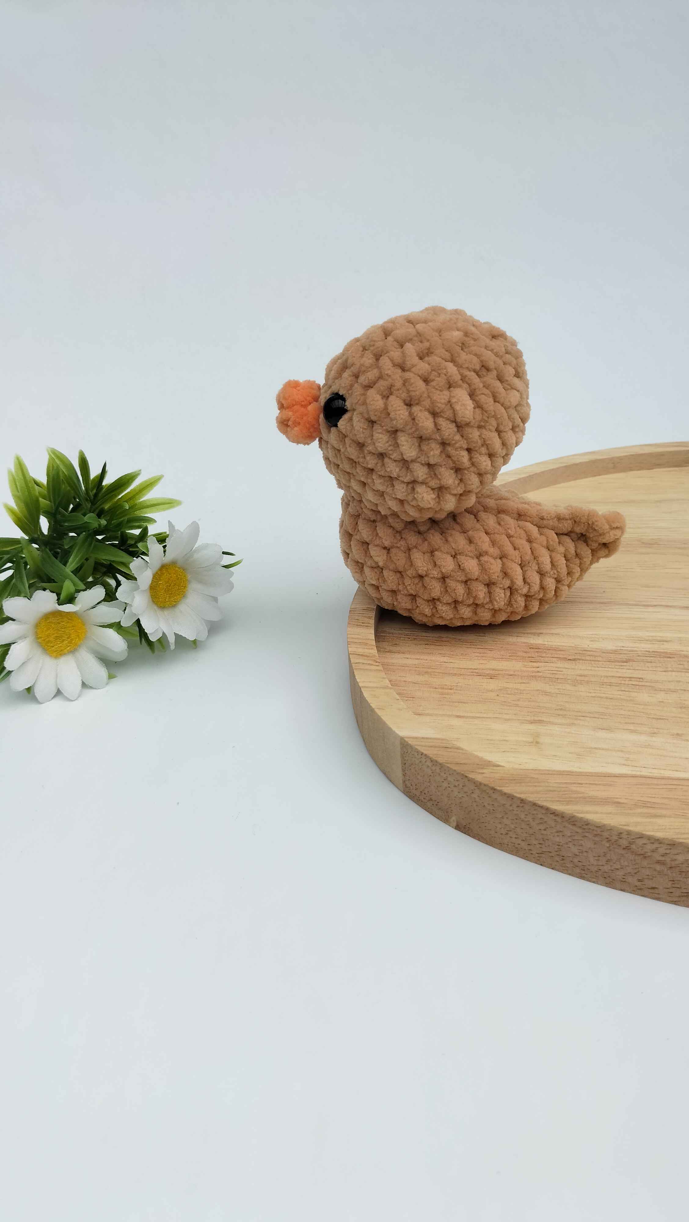 oplus_1058 Knuffel eendje (zacht bruin)