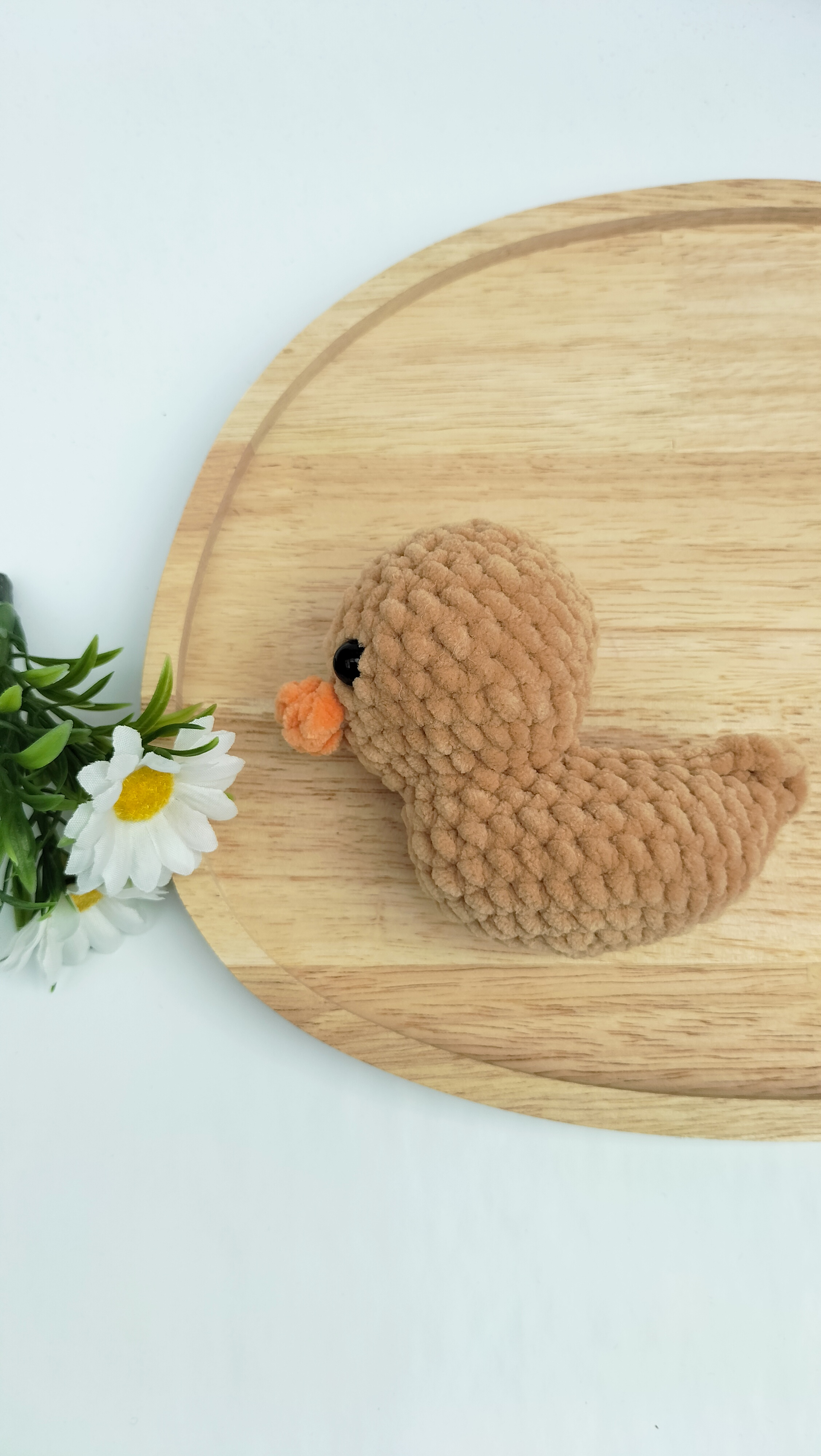 oplus_1058 Knuffel eendje (zacht bruin)