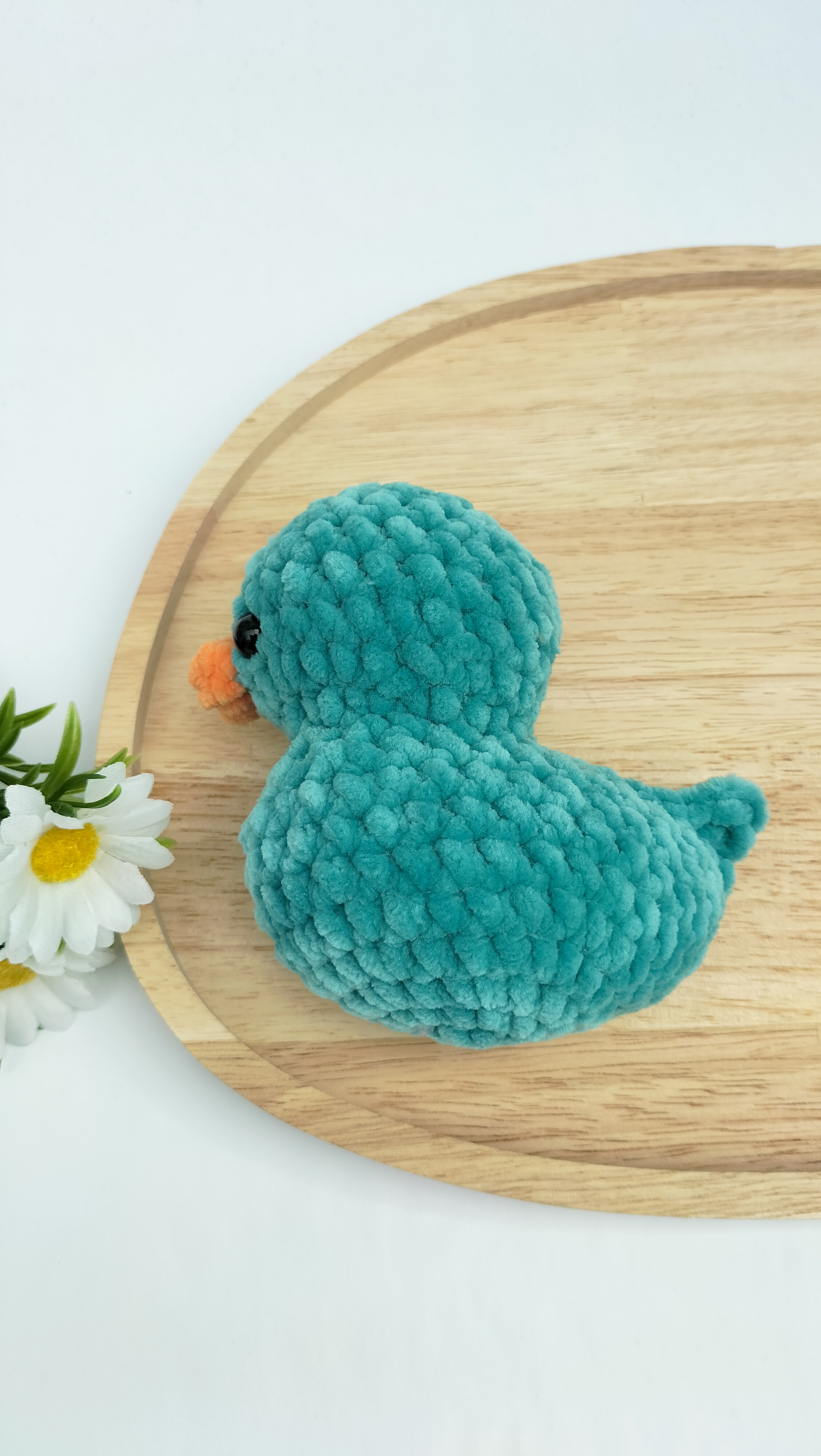 oplus_1058 Knuffel eendje (zeegroen)