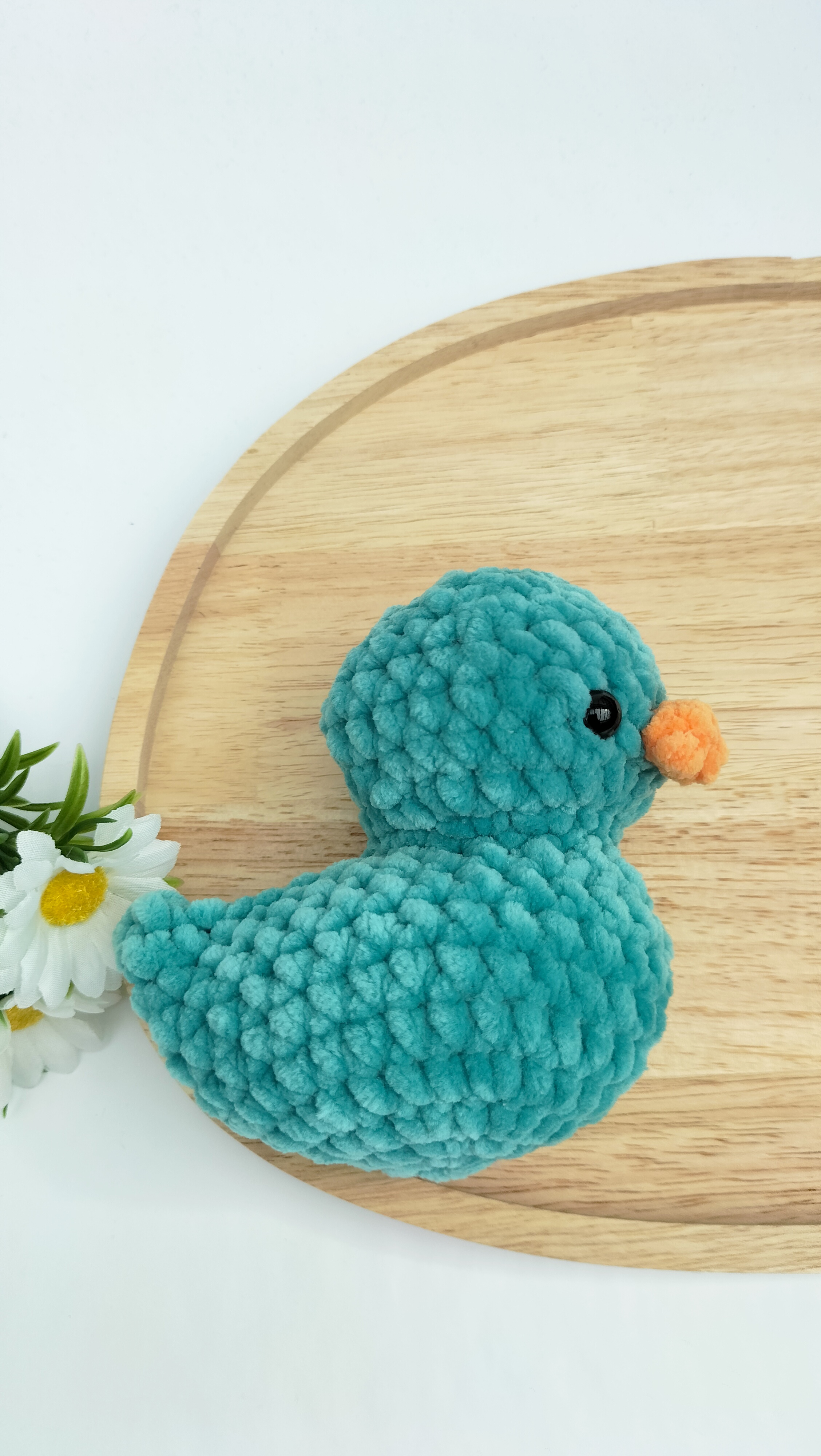 oplus_1058 Knuffel eendje (zeegroen)