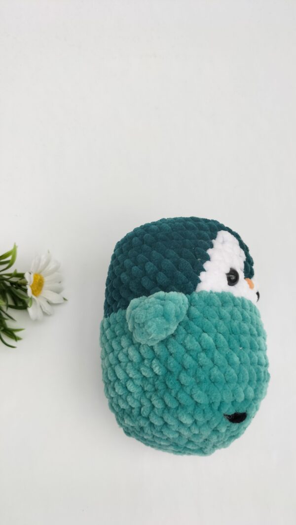 oplus_1058 Knuffel pinguïn (donkergroen-zeegroen)