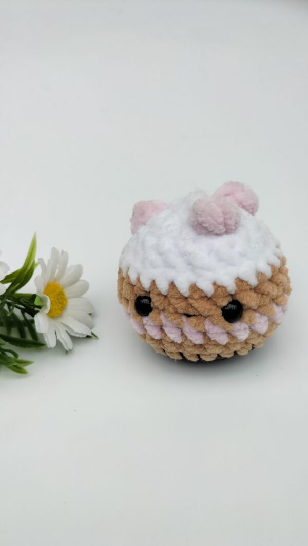 oplus_1058 Sleutelhanger cupcake (licht roze)