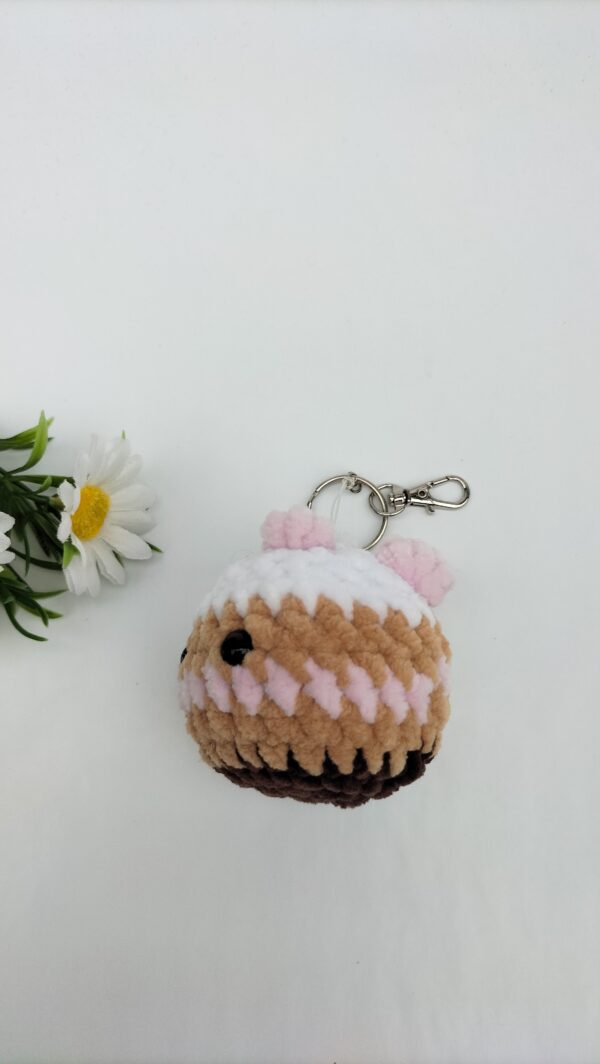 oplus_1058 Sleutelhanger cupcake (licht roze)