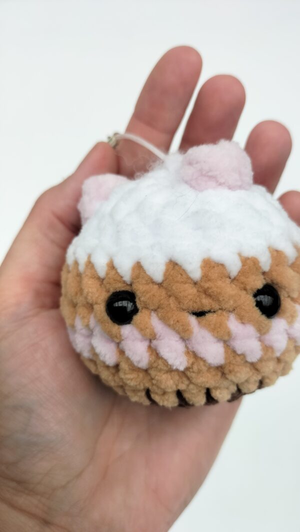 oplus_1058 Sleutelhanger cupcake (licht roze)