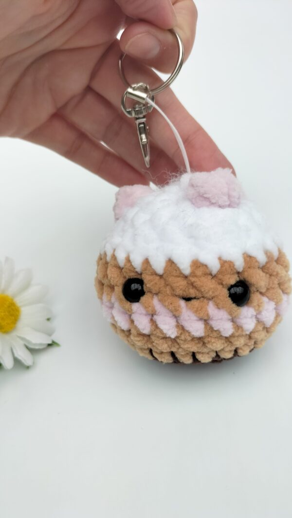 oplus_1058 Sleutelhanger cupcake (licht roze)