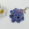 Sleutelhanger octopusje (roze blauw gespikkeld/ galaxy)