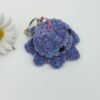 Sleutelhanger octopusje (roze blauw gespikkeld/ galaxy)