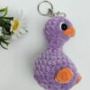 IMG_20250831_175504 Sleutelhanger gek eendje (paars)