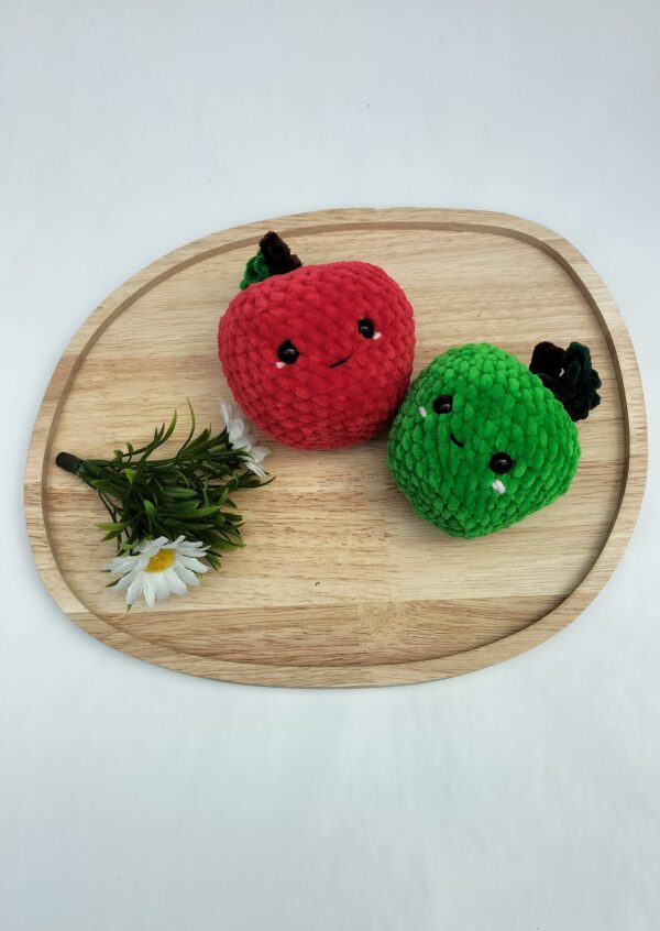 groepsfoto appels Knuffel appel (groen)