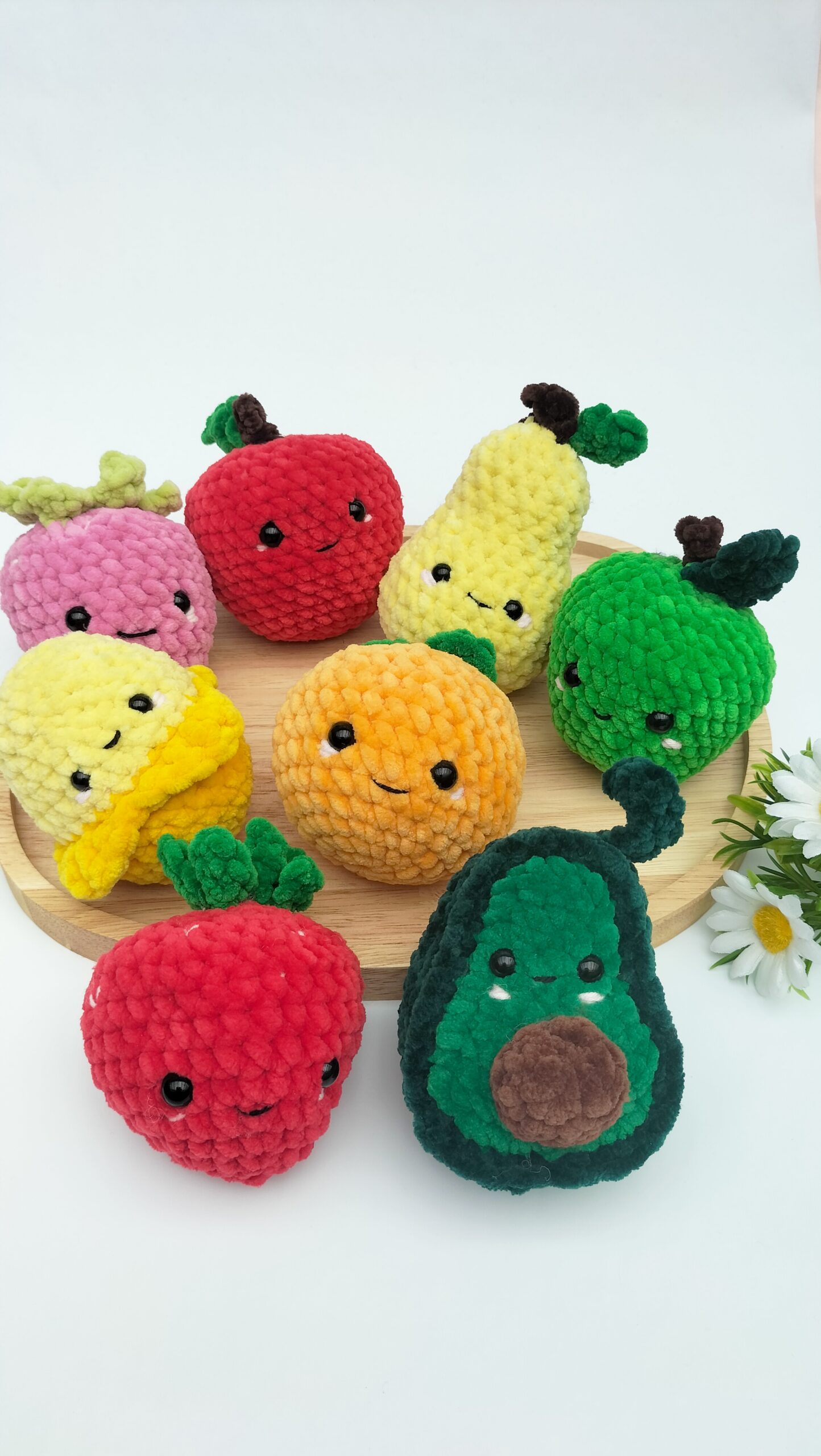 Knuffel aardbei (rood)