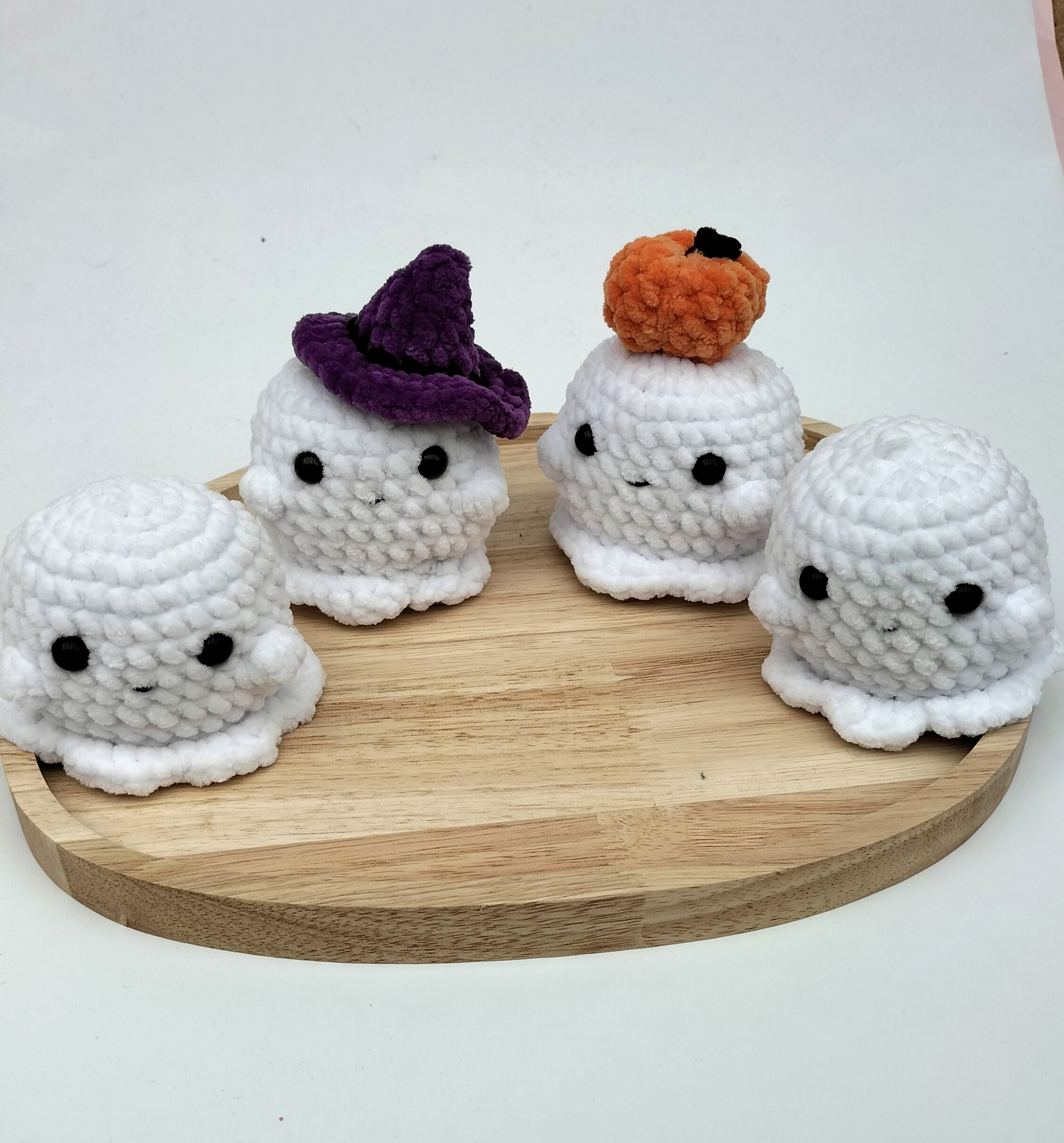 Knuffel spookje (basis, zonder hoed of pompoen)