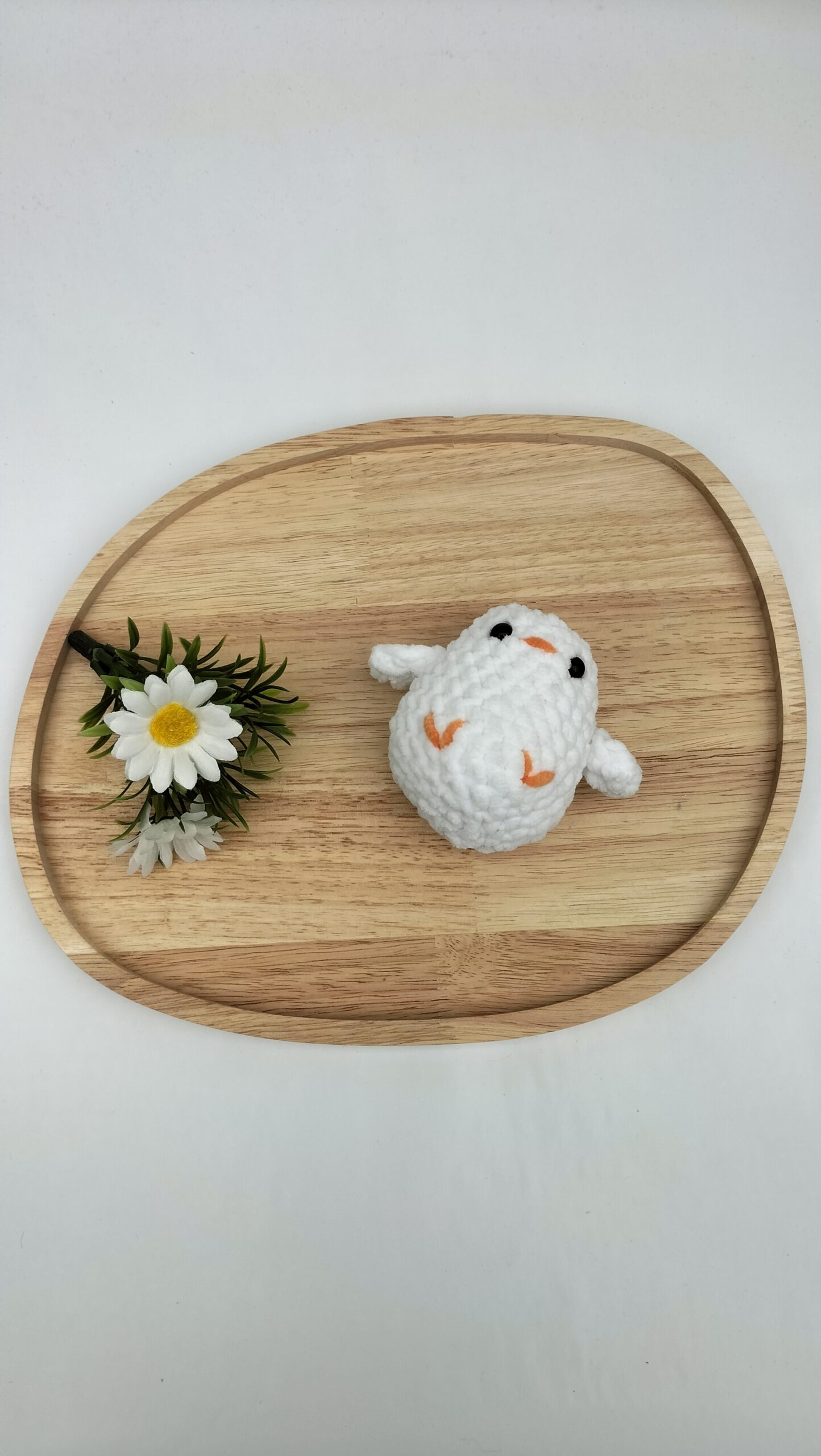 Knuffel kuiken - wit