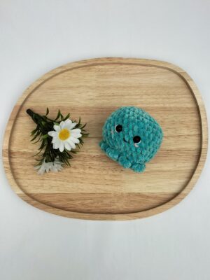 Knuffel inktvis (blauw gespikkeld)