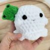 Knuffel spookje (met kikker)