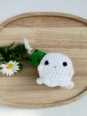 productfoto spookje met kikker Knuffel spookje (met kikker)