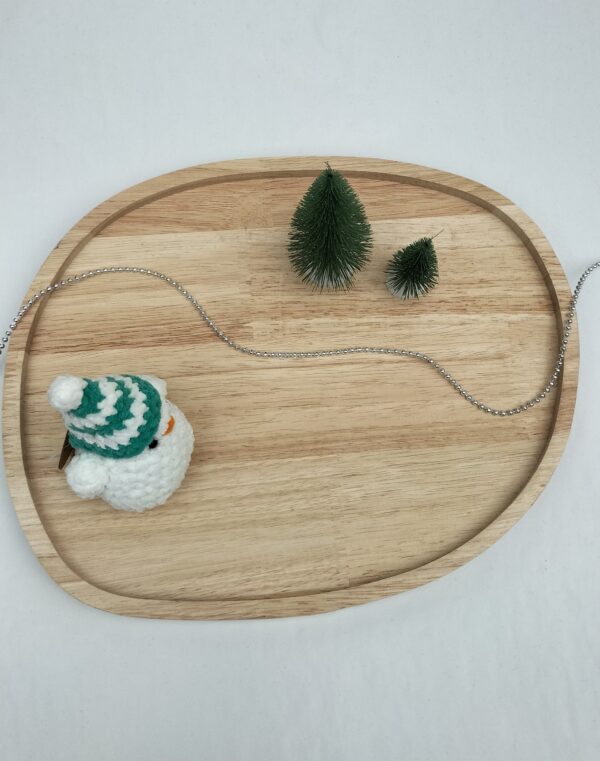 Knuffel pinguïn met muts klein (licht zeegroen wit)