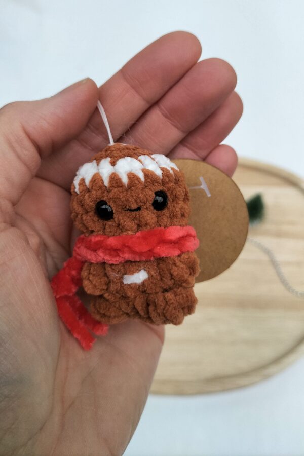 Sleutelhanger peperkoekmannetje (rood)