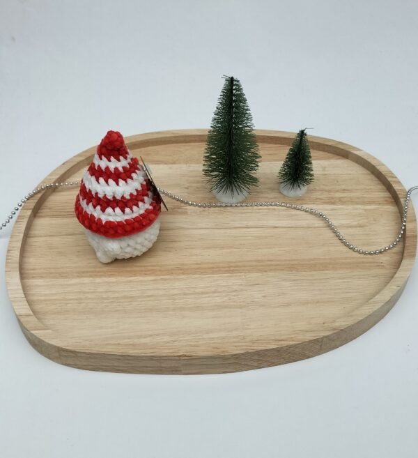 IMG20251103155850 Knuffel mushi met muts klein (rood-wit)