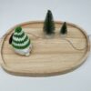 IMG20251103160354 Knuffel mushi met muts klein (groen-wit)