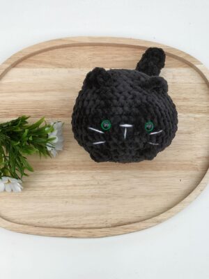 Oplus_34 Knuffel kat (zwart)