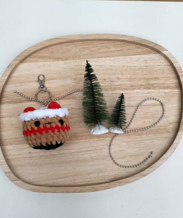 Oplus_131106 Sleutelhanger cupcake rood