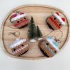 Oplus_131106 Sleutelhanger cupcake rood